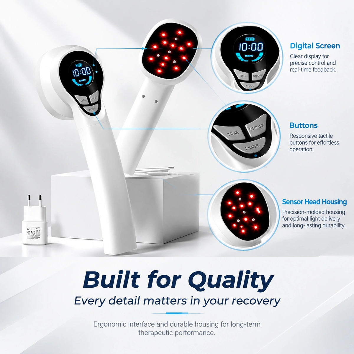 Enhanced Handheld Pain Relief Laser Instrument