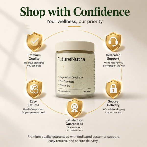 Magnesium glycinate + Zinc glycinate + Vitamin D3 capsules