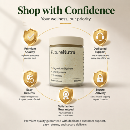 Magnesium glycinate + Zinc glycinate + Vitamin D3 capsules