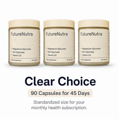 Magnesium glycinate + Zinc glycinate + Vitamin D3 capsules