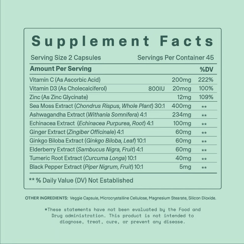 Seaweed + Ashwagandha Complex Capsules