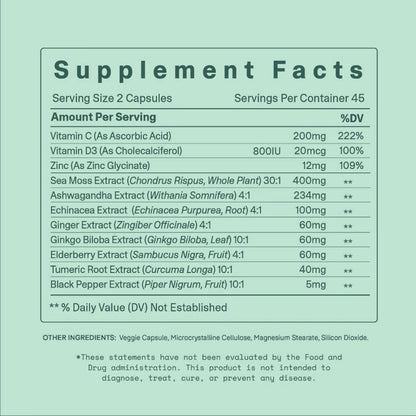 Seaweed + Ashwagandha Complex Capsules